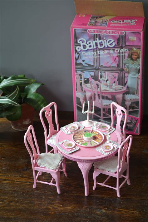 barbie sweet roses|barbie sweet roses dining table.